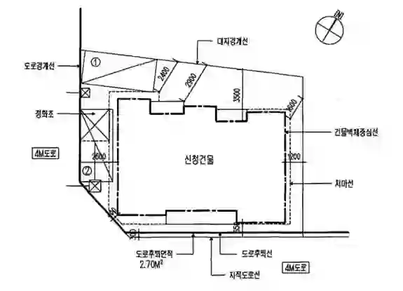 경성아트빌라B동 배치도 이미지